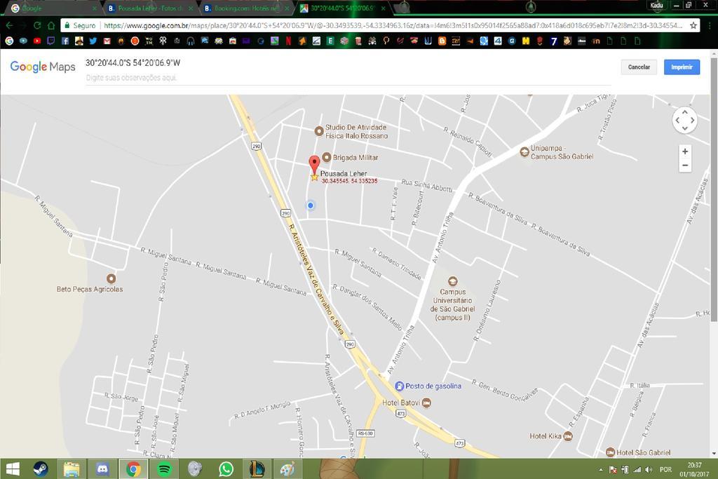 Pousada Leher Hotell São Gabriel Eksteriør bilde